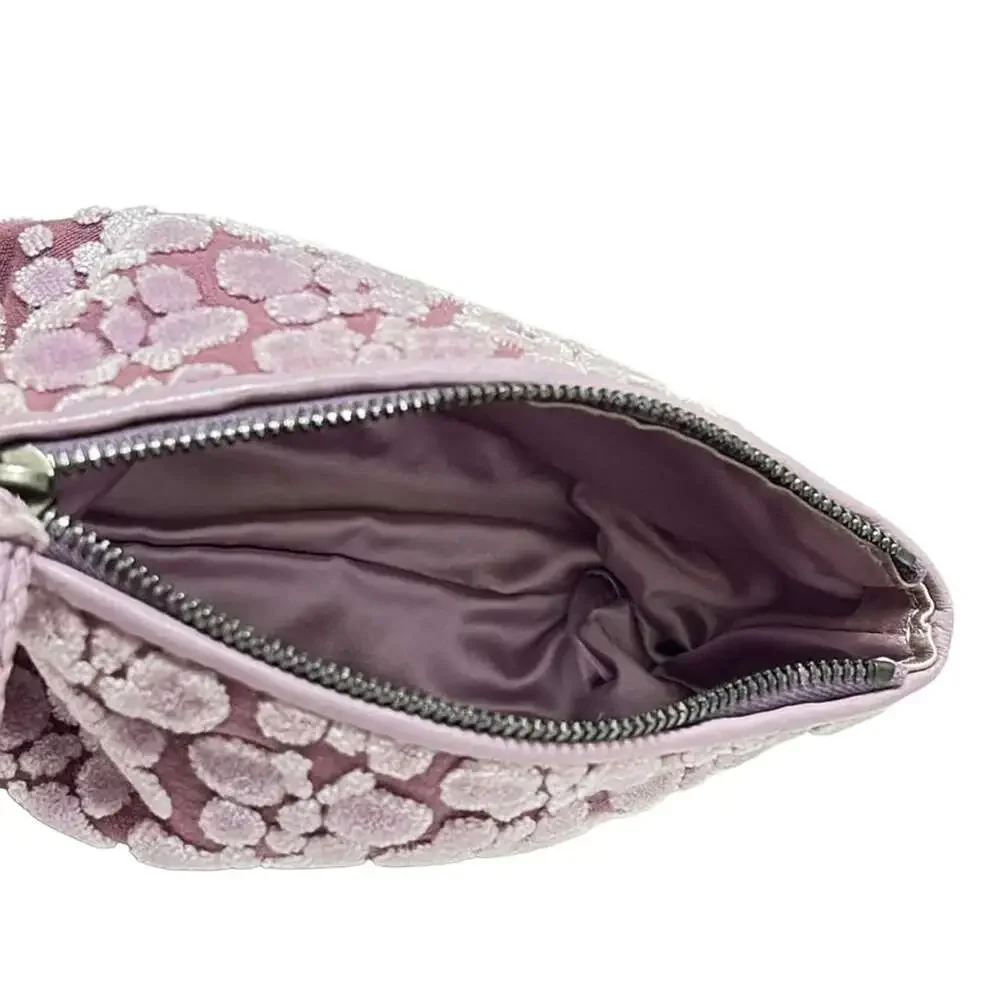 Bottega Veneta Pouch Cotton Velour Leather - Picture 4 of 5